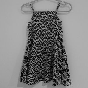 Black and White Dress Old Navy Size 18-24 Month